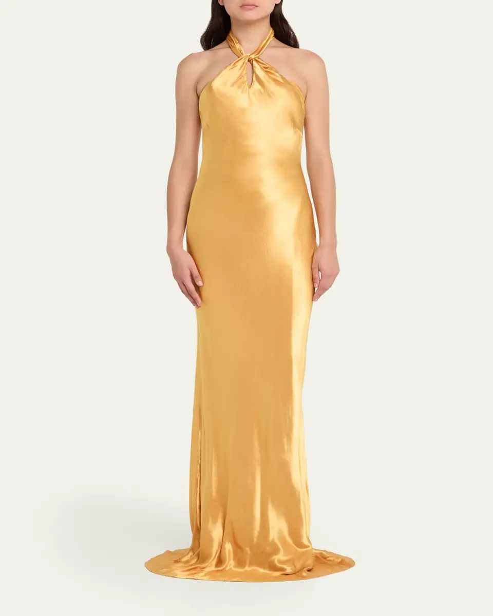 L'Agence Saphara Halter Gown | Thumbnail 2 L'Agence Saphara Halter Gown | Thumbnail 2