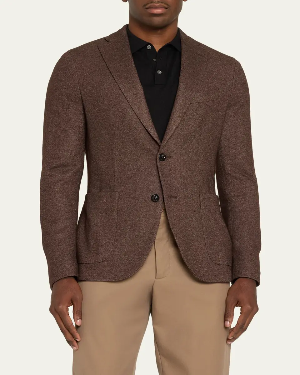 Boglioli Men's K-Jacket Silk and Cashmere Jersey Knit Sport Coat | Thumbnail 4 Boglioli Men's K-Jacket Silk and Cashmere Jersey Knit Sport Coat | Thumbnail 4