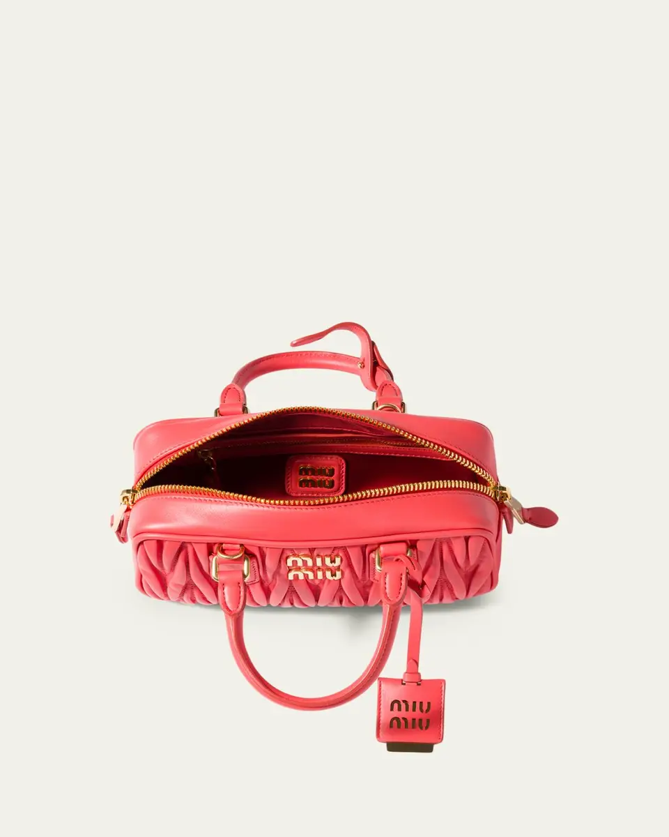 Miu Miu Zip Quilted Leather Top-Handle Bag | Thumbnail 3 Miu Miu Zip Quilted Leather Top-Handle Bag | Thumbnail 3