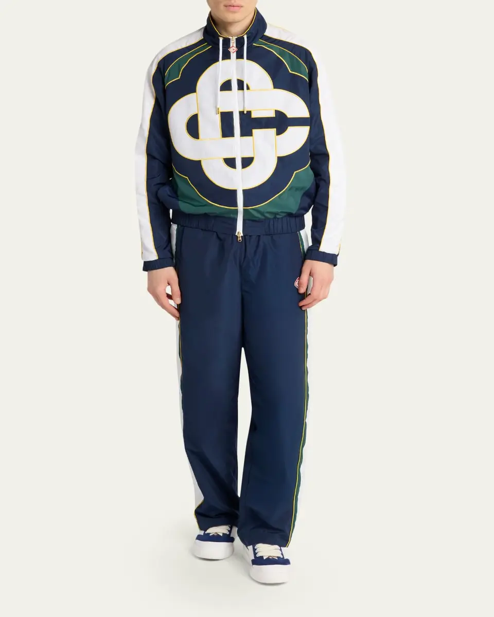 Casablanca Men's CC Logo Windbreaker Jacket | Thumbnail 2 Casablanca Men's CC Logo Windbreaker Jacket | Thumbnail 2