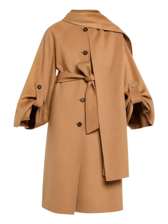 Zimmermann Valiant Wool Scarf Maxi Coat