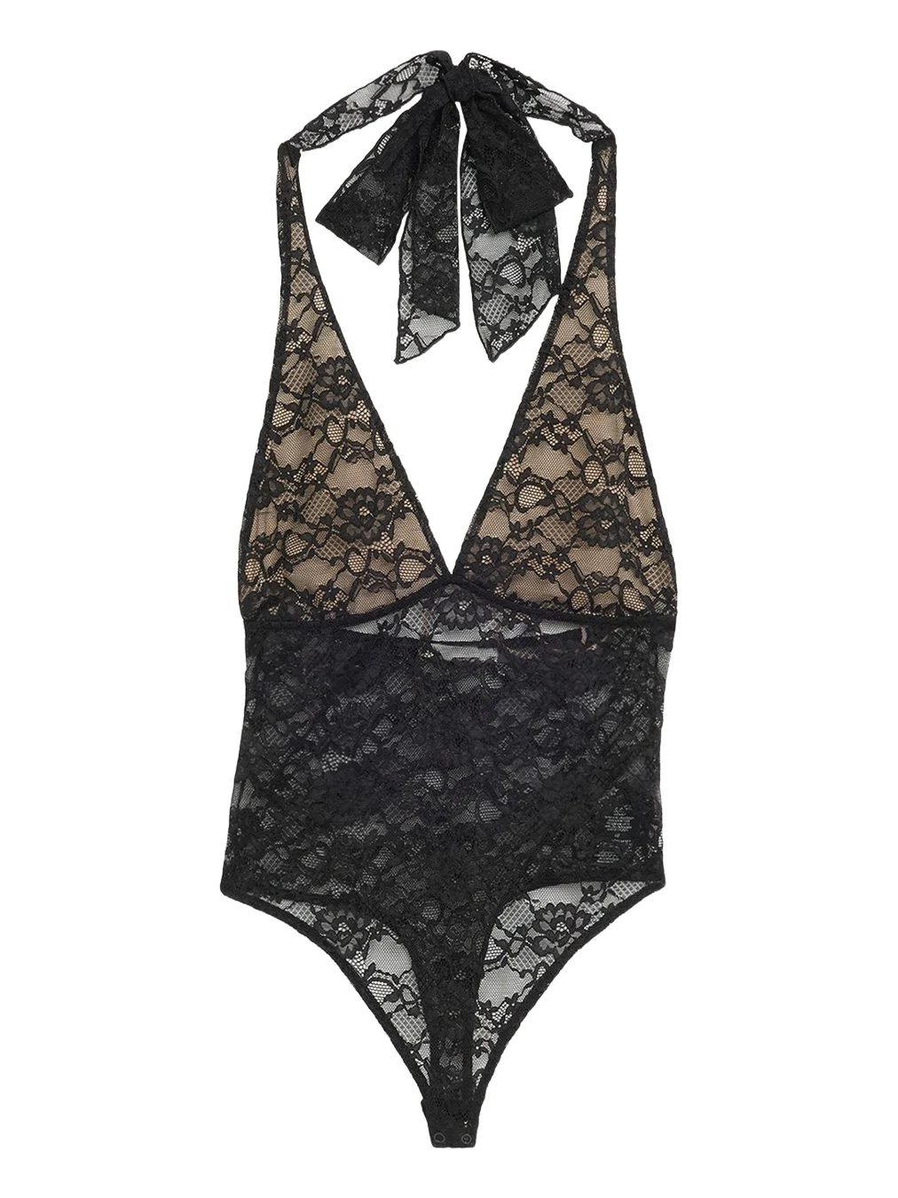 Lina Plunging V Lace Bodysuit Lina Plunging V Lace Bodysuit