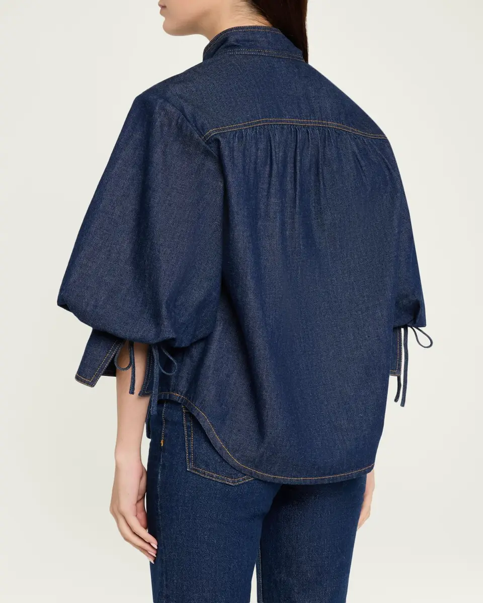 Zimmermann Denim Billow Shirt | Thumbnail 3 Zimmermann Denim Billow Shirt | Thumbnail 3