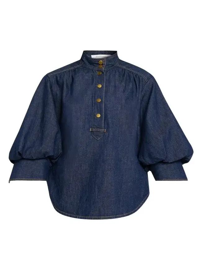Denim Billow Shirt