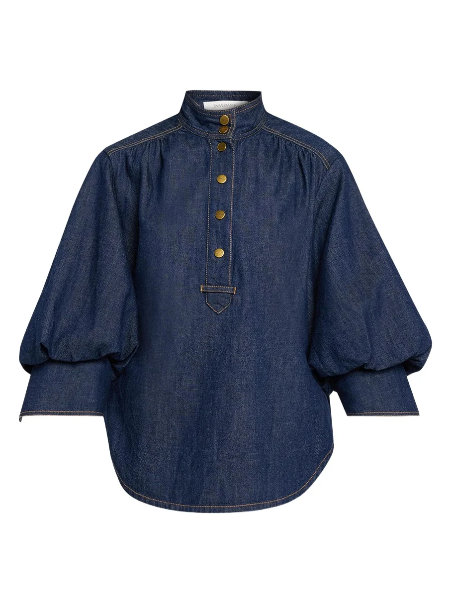 Denim Billow Shirt