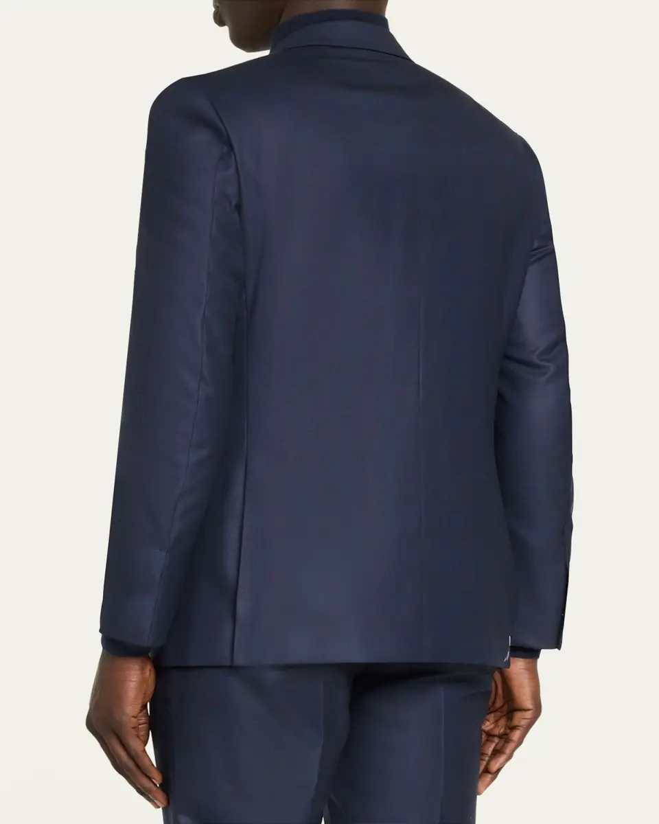 Zegna Men's 12milmil12 Wool Tonal Check Suit | Thumbnail 8 Zegna Men's 12milmil12 Wool Tonal Check Suit | Thumbnail 8