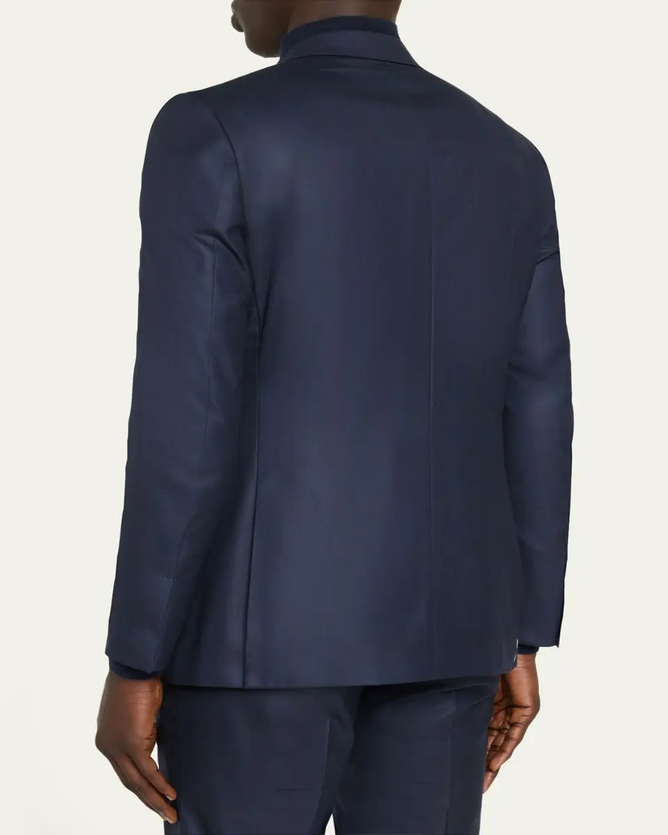 Zegna Men's 12milmil12 Wool Tonal Check Suit | Thumbnail 10 Zegna Men's 12milmil12 Wool Tonal Check Suit | Thumbnail 10