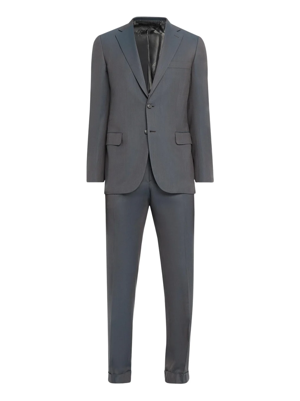 Men's Wool Tonal Two-Piece Suit Men's Wool Tonal Two-Piece Suit