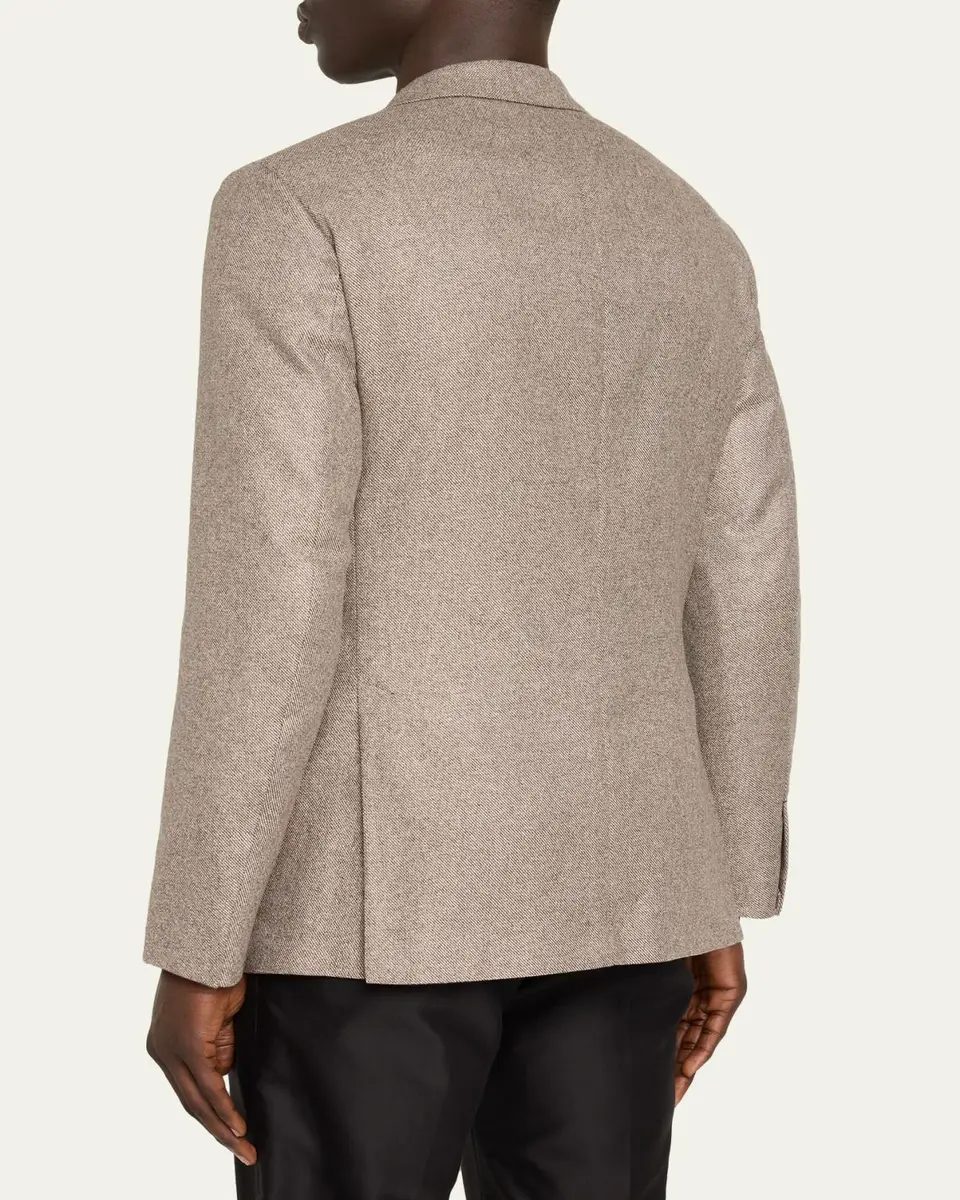 Brioni Men's Plume Wool Single-Breasted Sport Coat | Thumbnail 3 Brioni Men's Plume Wool Single-Breasted Sport Coat | Thumbnail 3