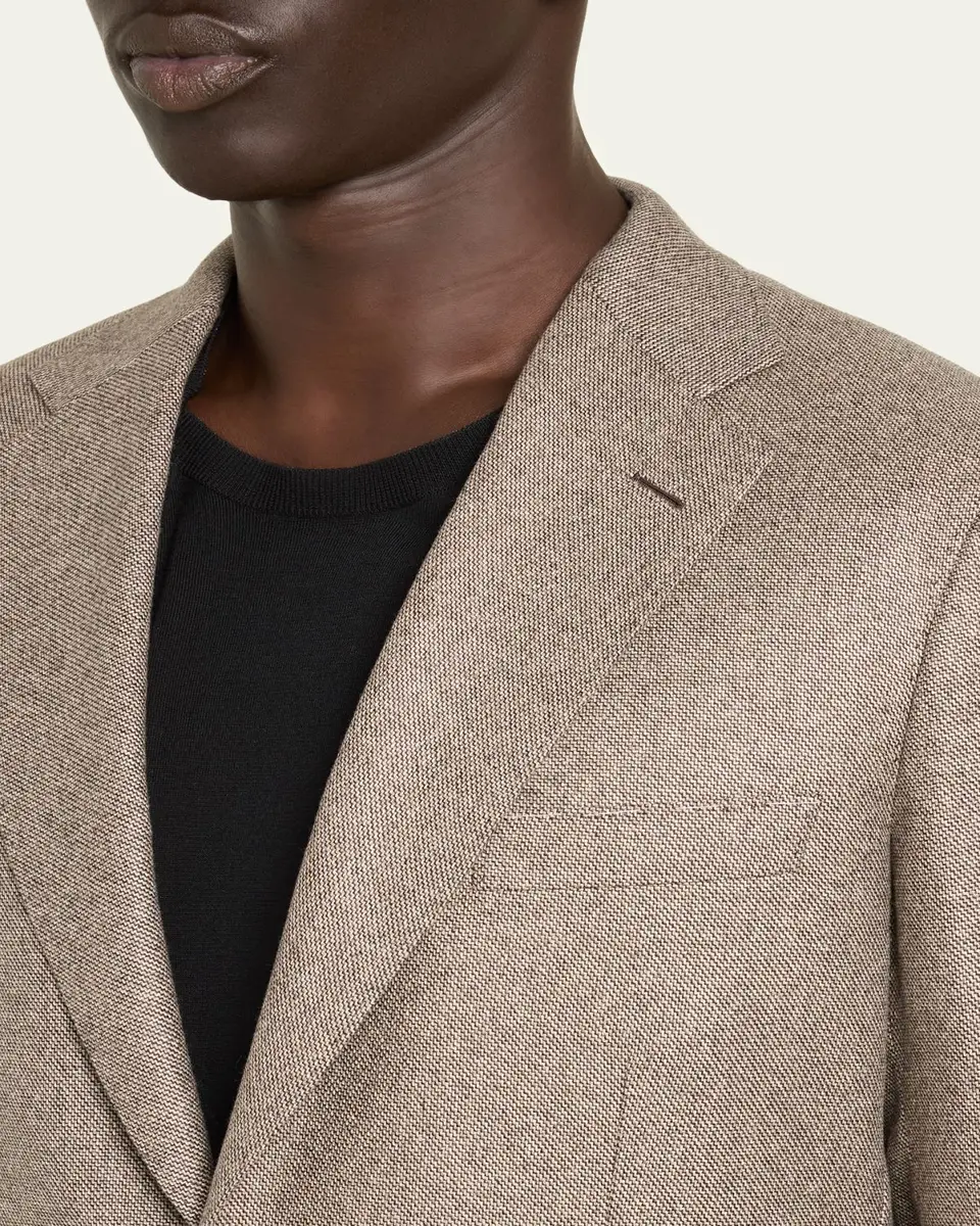 Brioni Men's Plume Wool Single-Breasted Sport Coat | Thumbnail 5 Brioni Men's Plume Wool Single-Breasted Sport Coat | Thumbnail 5