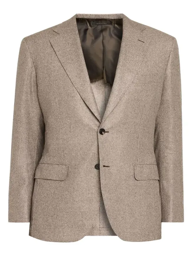 Brioni Men's Plume Wool Single-Breasted Sport Coat