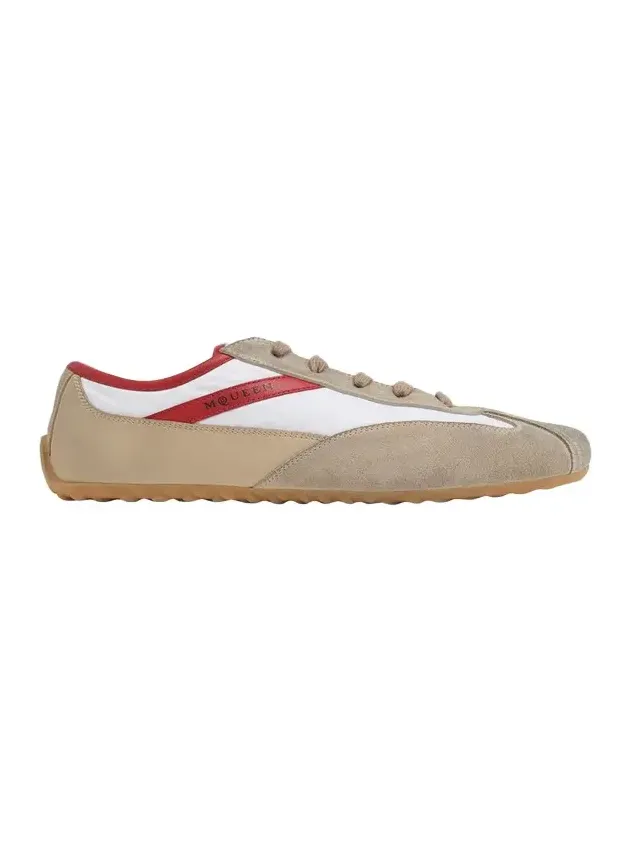 Men's Boxe Suede, Nylon, & Leather Low-Top Sneakers