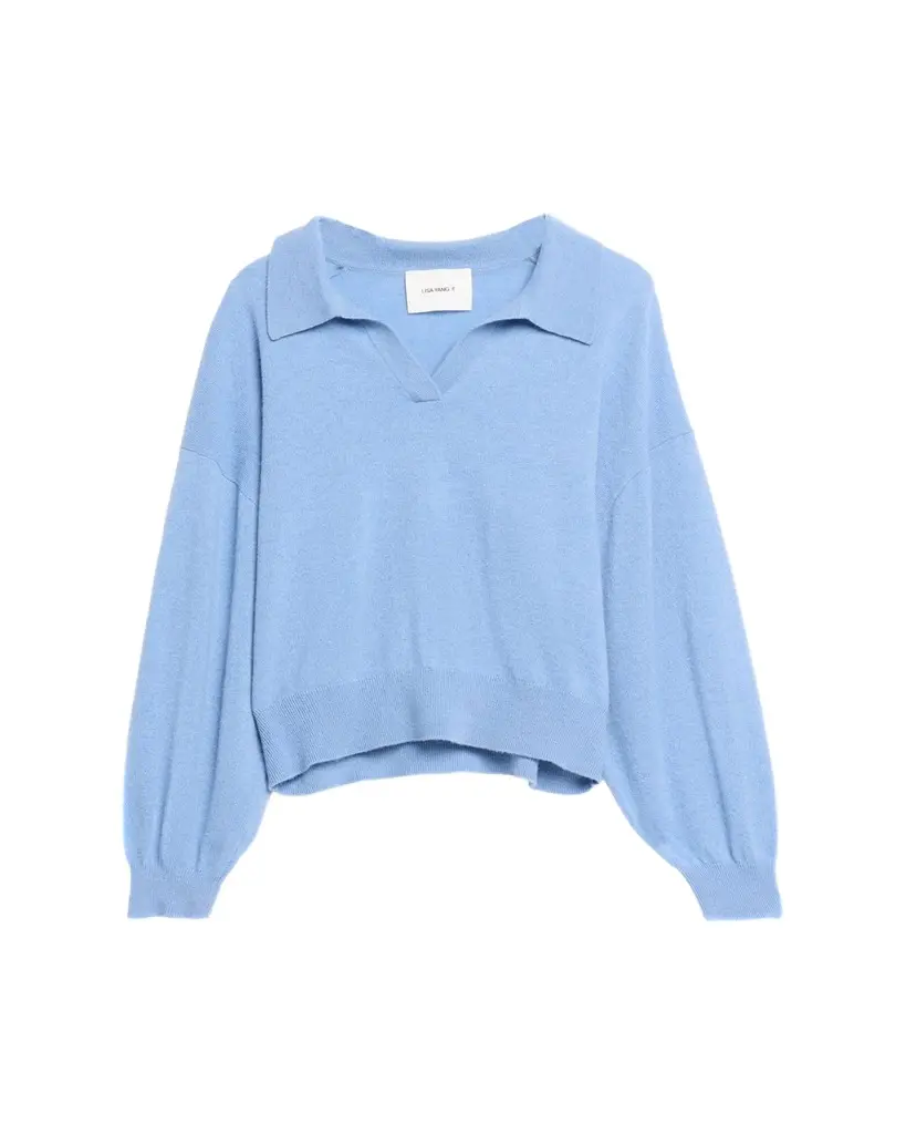 Lisa Yang Katriel Cashmere Polo Sweater | Image 1 Lisa Yang Katriel Cashmere Polo Sweater | Image 1