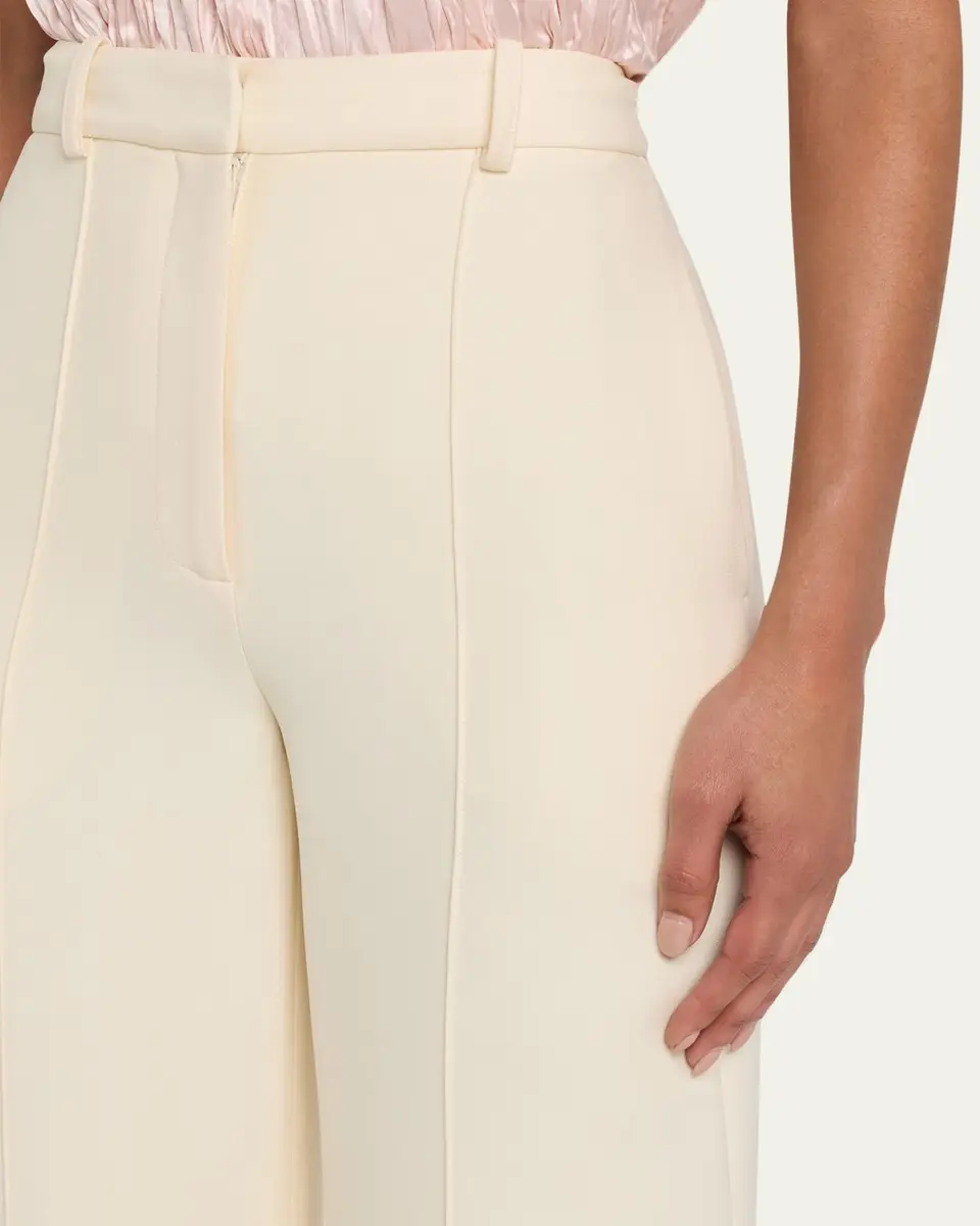 Adam Lippes High-Rise Cuffed Wide-Leg Trousers | Thumbnail 5 Adam Lippes High-Rise Cuffed Wide-Leg Trousers | Thumbnail 5