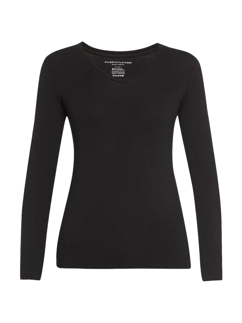 Soft Touch Long-Sleeve V-Neck Tee Soft Touch Long-Sleeve V-Neck Tee