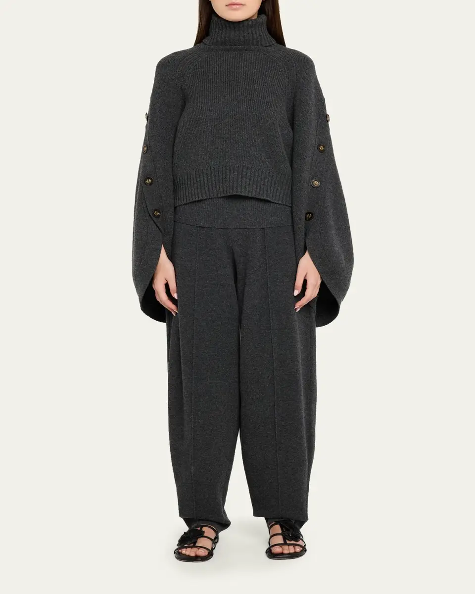 Zimmermann Valiant Buttoned Turtleneck Sweater | Thumbnail 2 Zimmermann Valiant Buttoned Turtleneck Sweater | Thumbnail 2