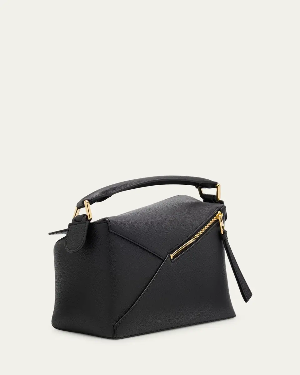 Loewe Puzzle Edge Small Top-Handle Bag in Grain Leather | Thumbnail 3 Loewe Puzzle Edge Small Top-Handle Bag in Grain Leather | Thumbnail 3