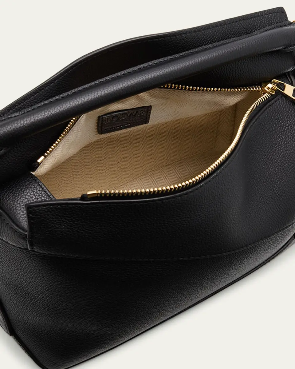 Loewe Puzzle Edge Small Top-Handle Bag in Grain Leather | Thumbnail 4 Loewe Puzzle Edge Small Top-Handle Bag in Grain Leather | Thumbnail 4