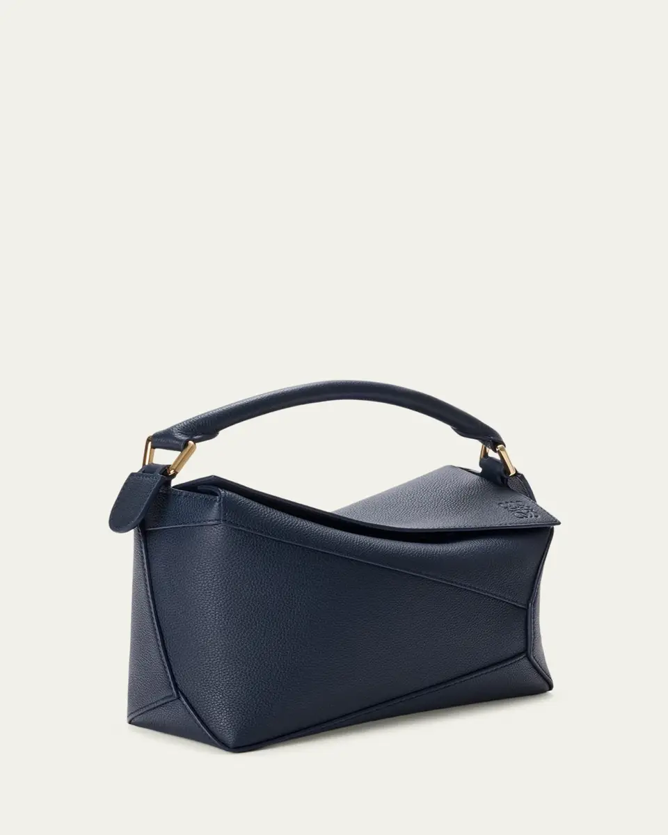Loewe Puzzle Edge Small Top-Handle Bag in Grain Leather | Thumbnail 6 Loewe Puzzle Edge Small Top-Handle Bag in Grain Leather | Thumbnail 6