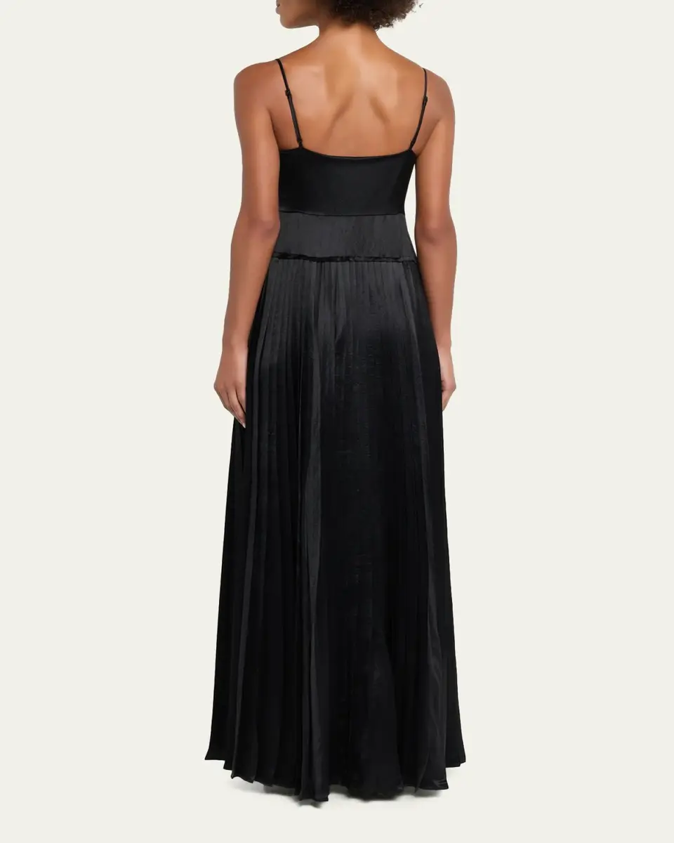 Jason Wu Collection Cowl-Neck Pleated Satin Peplum Gown | Thumbnail 3 Jason Wu Collection Cowl-Neck Pleated Satin Peplum Gown | Thumbnail 3