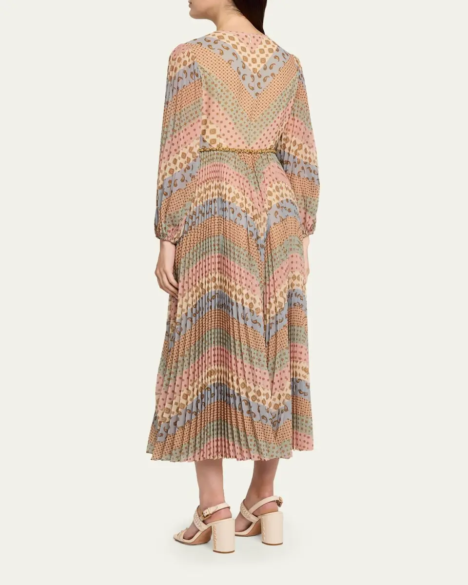 Zimmermann Sunray Long-Sleeve Midi Dress | Thumbnail 3