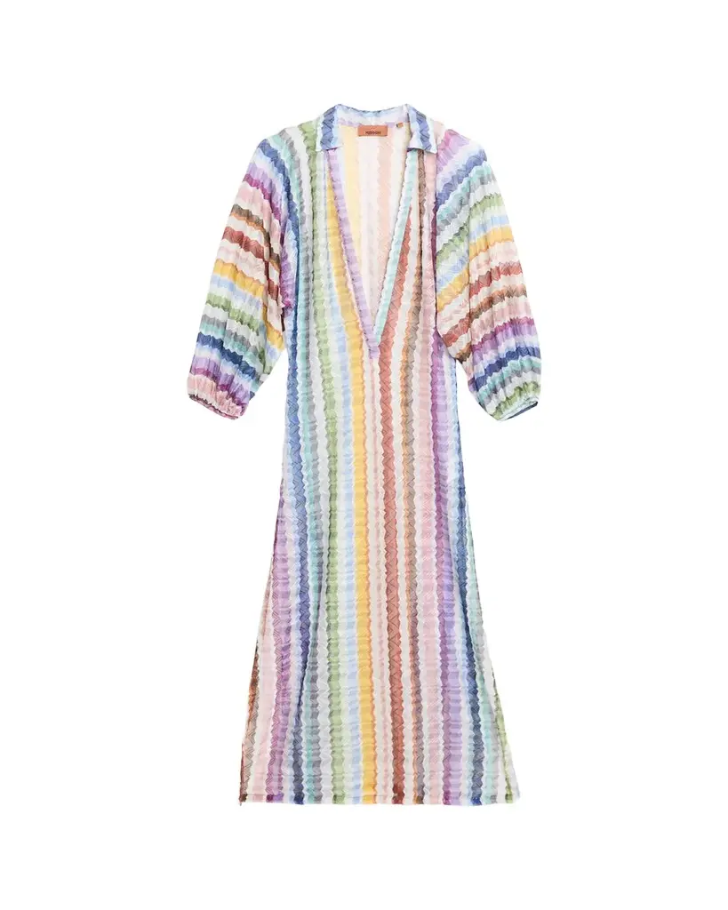 Missoni Zig Zag Knit Maxi Dress Coverup | Image 1 Missoni Zig Zag Knit Maxi Dress Coverup | Image 1