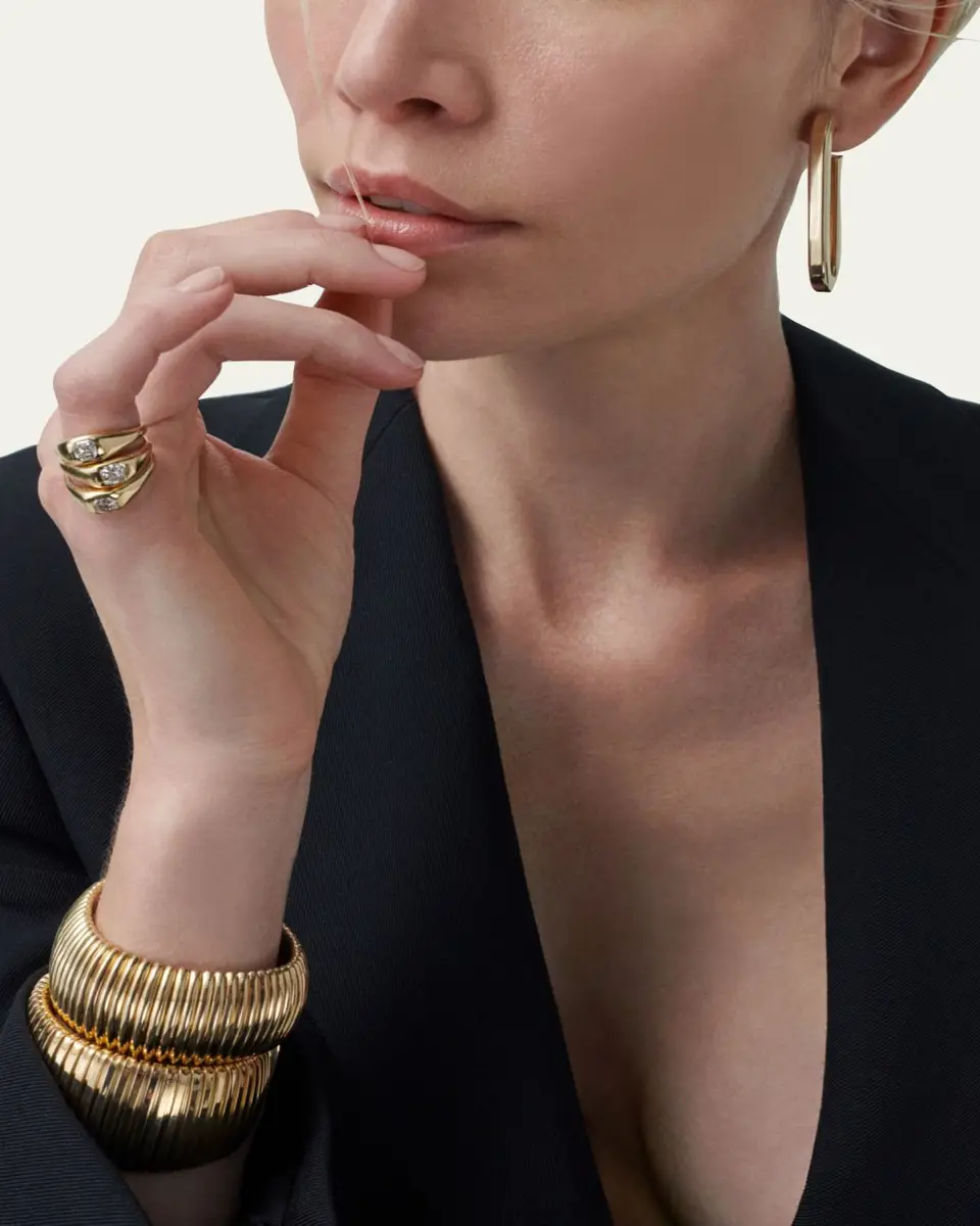 SIDNEY GARBER 18K Yellow Gold Stretch Bracelet | Thumbnail 2 SIDNEY GARBER 18K Yellow Gold Stretch Bracelet | Thumbnail 2