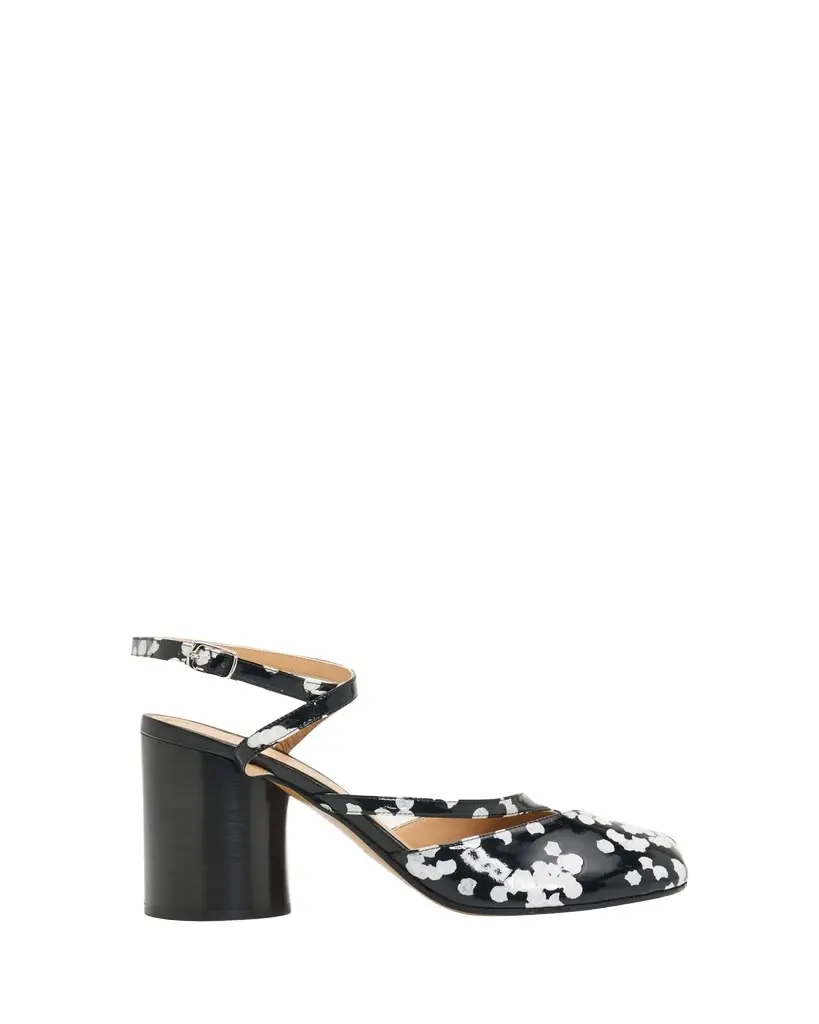 Maison Margiela 80mm Tabi Confetti Patent Leather Pumps | Image 1 Maison Margiela 80mm Tabi Confetti Patent Leather Pumps | Image 1