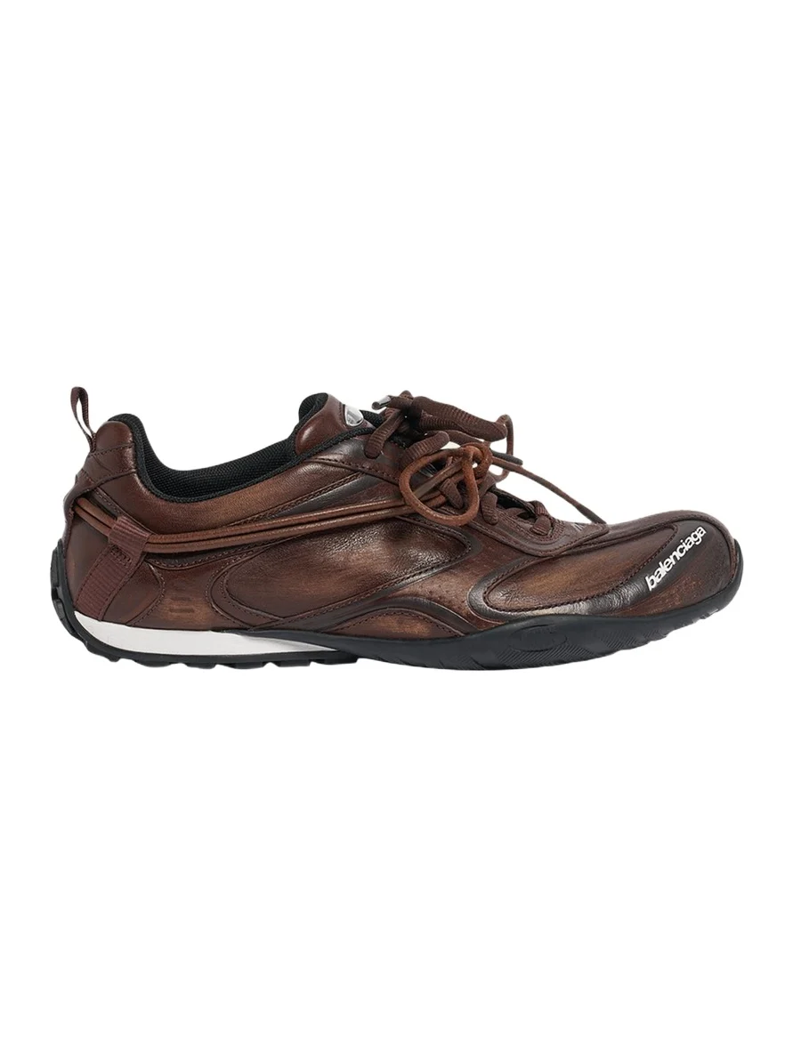 Balenciaga Men's Radar Leather Sneakers