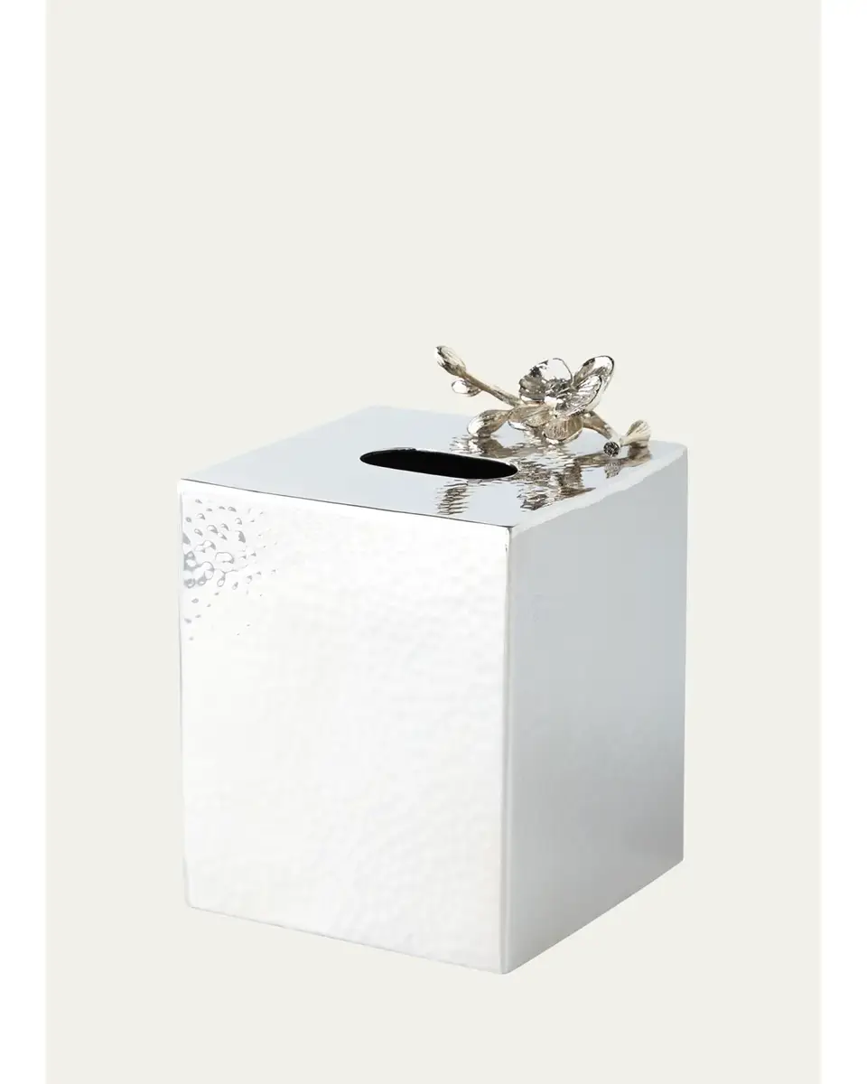 Michael Aram White Orchid Tissue Box Cover | Image 1 Michael Aram White Orchid Tissue Box Cover | Image 1