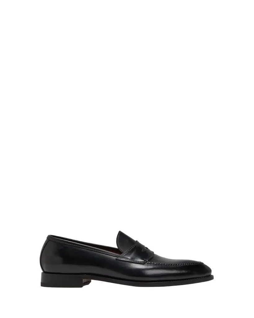 Bontoni Men's Principe Leather Penny Loafers | Image 1 Bontoni Men's Principe Leather Penny Loafers | Image 1