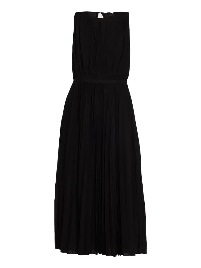Sleeveless Plisse Midi Dress Sleeveless Plisse Midi Dress