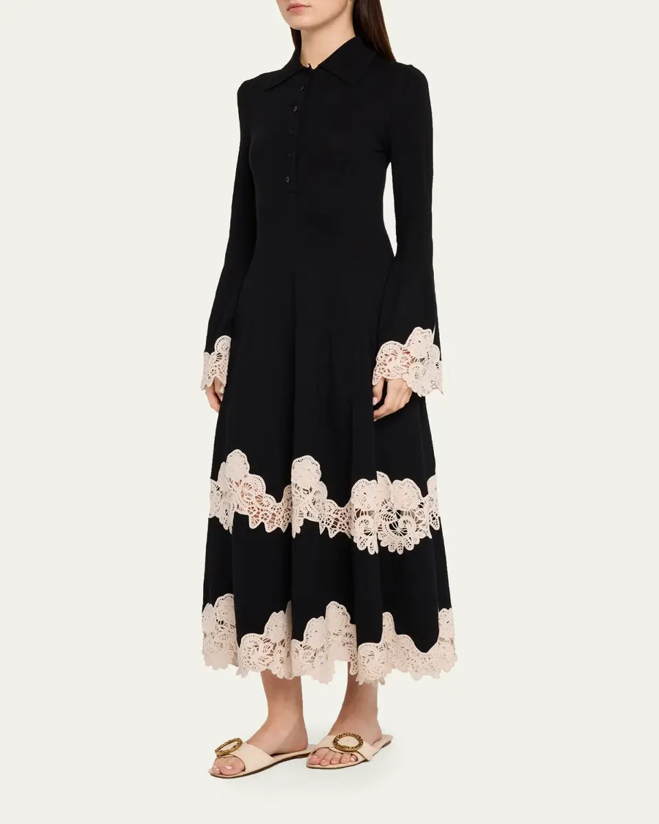 Zimmermann Valiant Merino Lace Maxi Dress | Thumbnail 4 Zimmermann Valiant Merino Lace Maxi Dress | Thumbnail 4