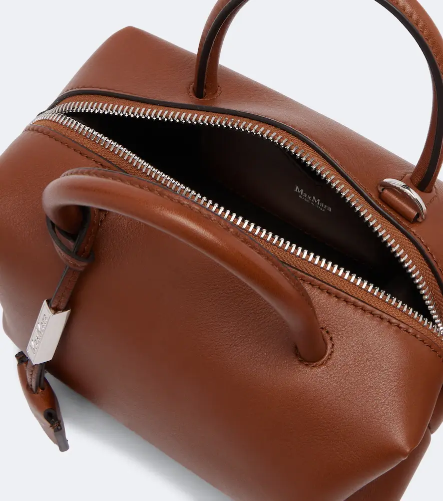 Max Mara Small leather bowling bag | Thumbnail 3 Max Mara Small leather bowling bag | Thumbnail 3
