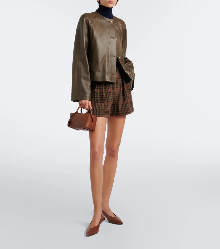 Max Mara Small leather bowling bag | Thumbnail 4 Max Mara Small leather bowling bag | Thumbnail 4
