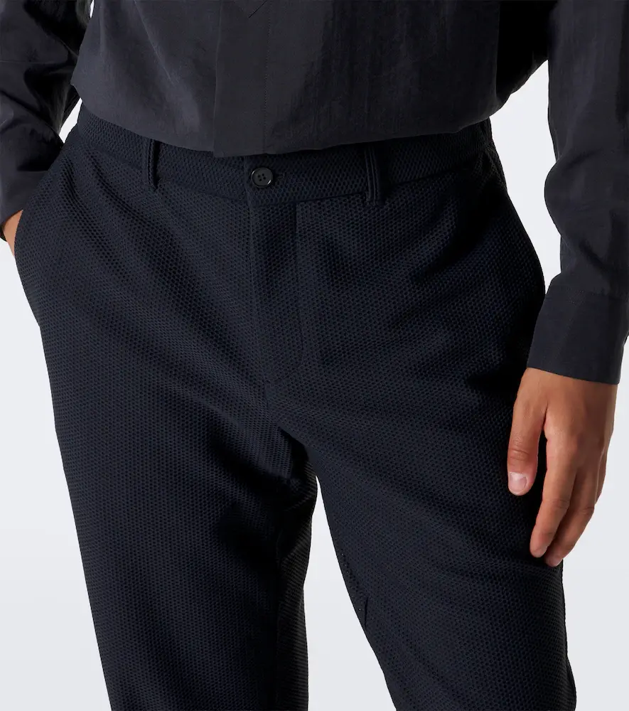 Giorgio Armani Waffle-knit straight pants | Thumbnail 5