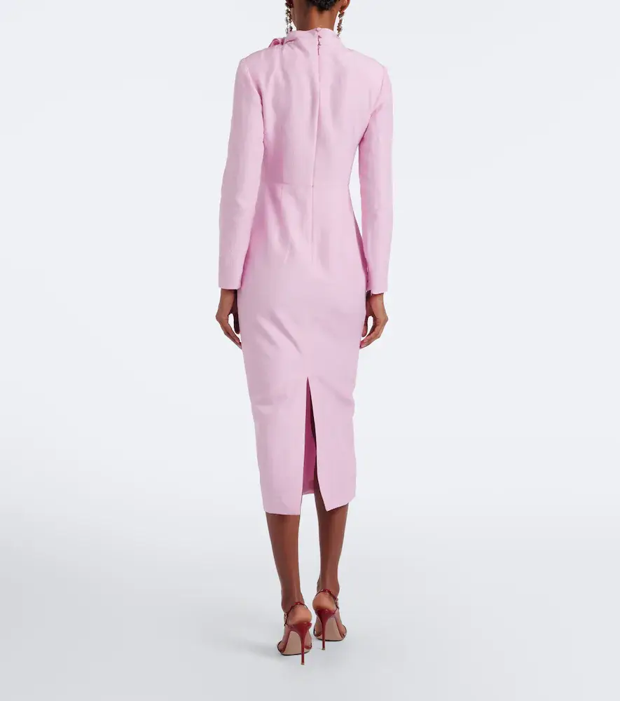 Roland Mouret Bow-detail jacquard cocktail dress | Thumbnail 5 Roland Mouret Bow-detail jacquard cocktail dress | Thumbnail 5
