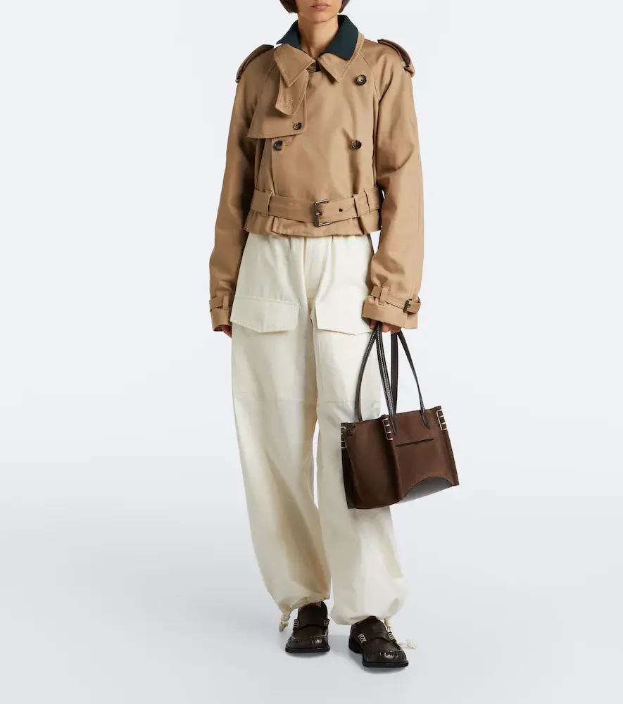 JW Anderson Loafer Cabas suede tote bag | Thumbnail 4