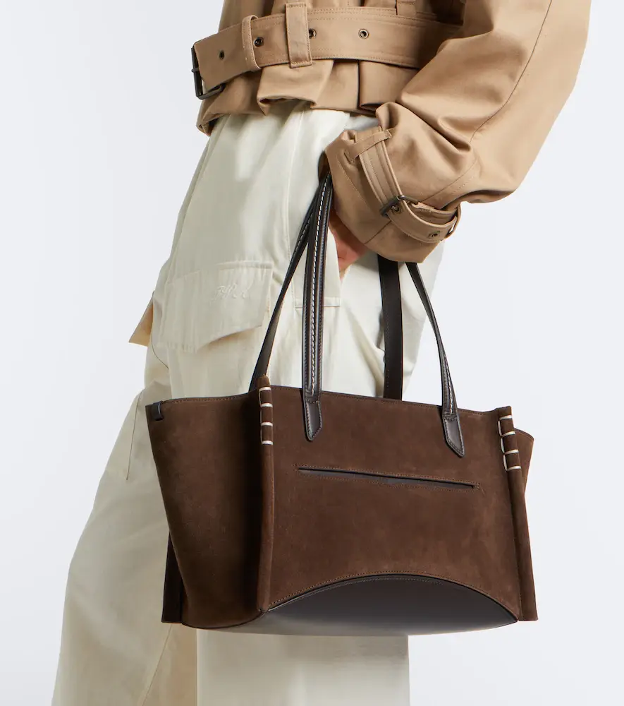JW Anderson Loafer Cabas suede tote bag | Thumbnail 5