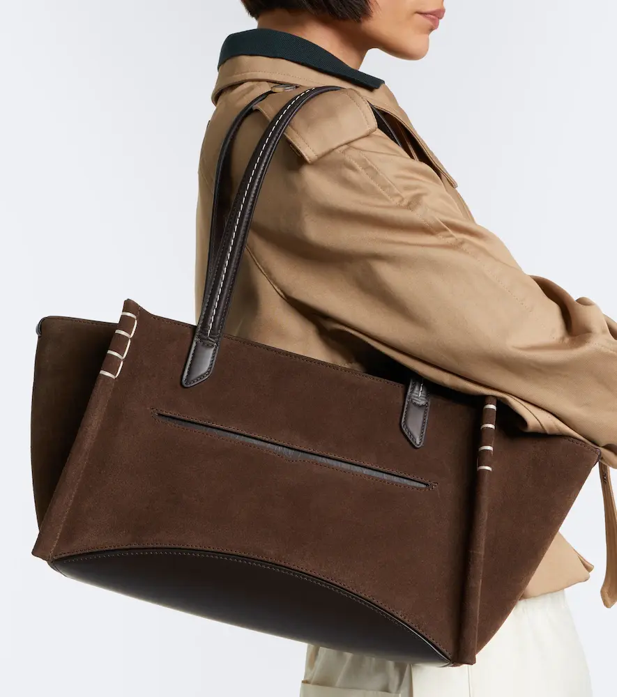 JW Anderson Loafer Cabas suede tote bag | Thumbnail 6