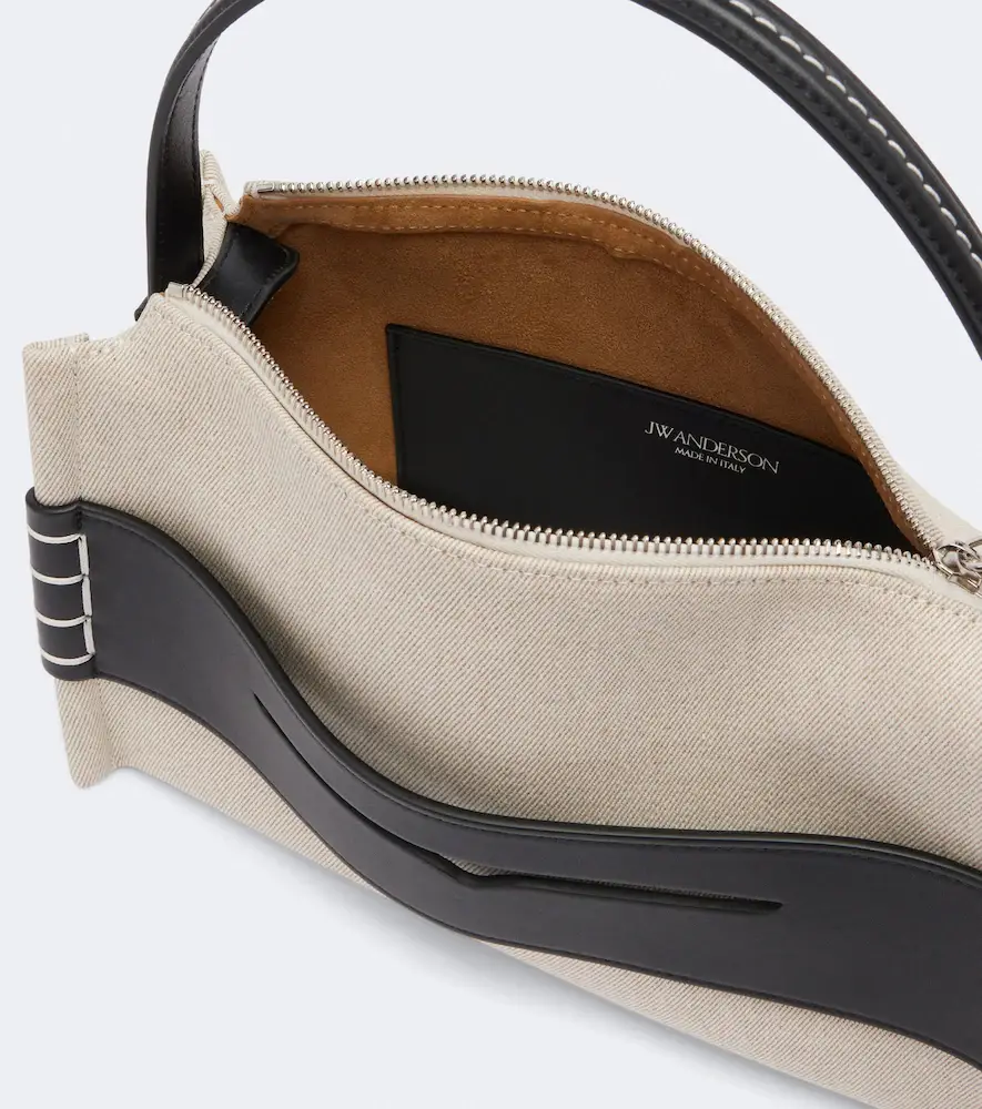 JW Anderson Loafer Medium canvas and leather top-handle bag | Thumbnail 2 JW Anderson Loafer Medium canvas and leather top-handle bag | Thumbnail 2