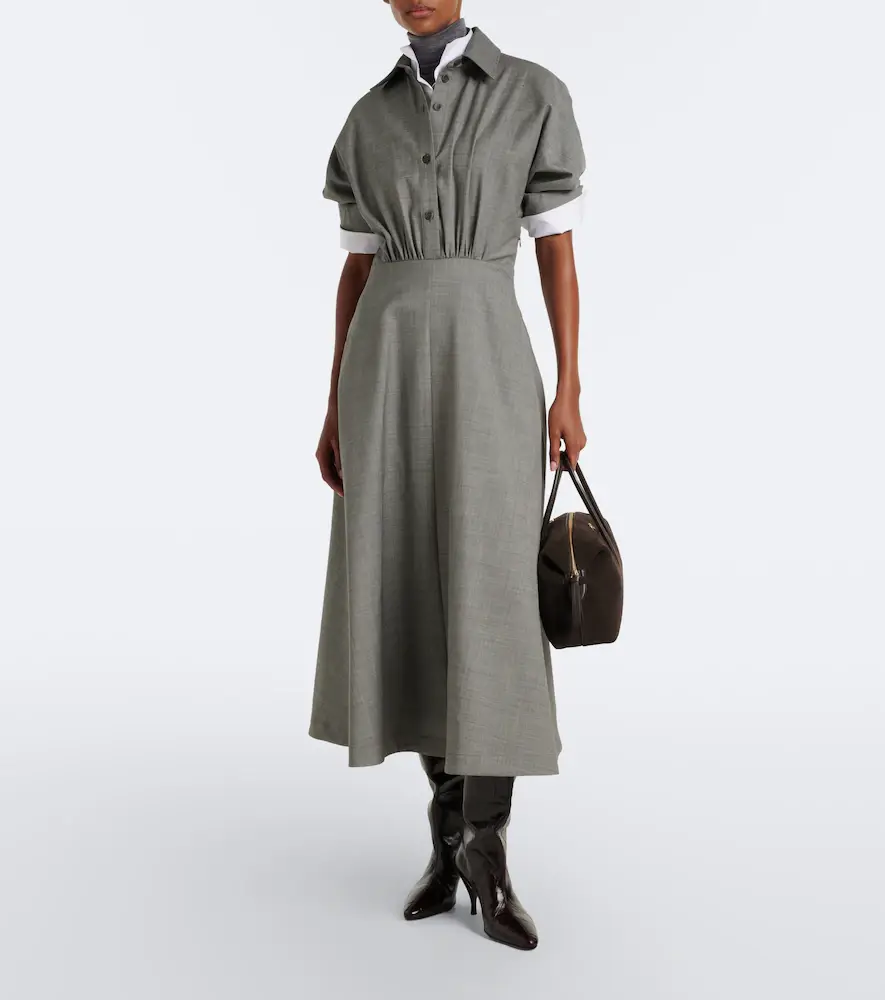 Altuzarra Eleanor wool midi dress | Thumbnail 3