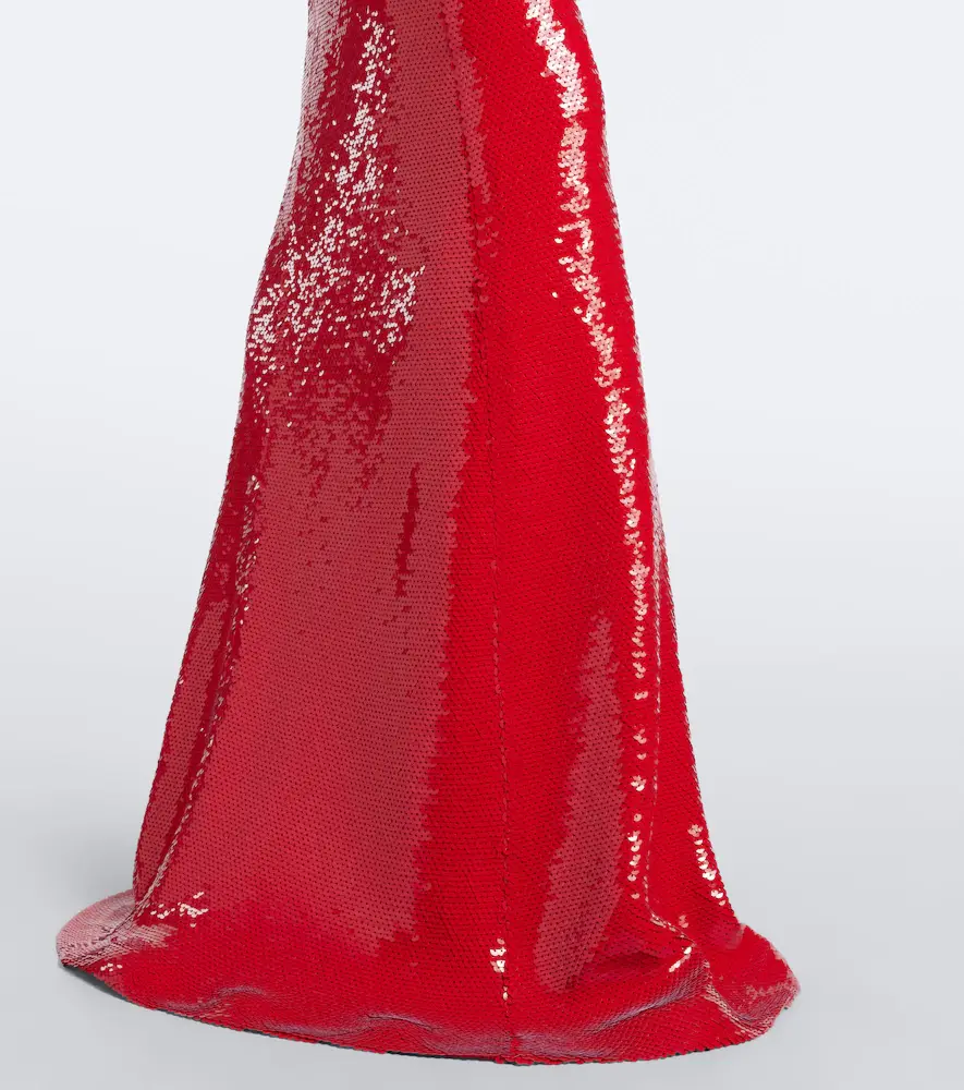 David Koma Sequined one-shoulder gown | Thumbnail 2 David Koma Sequined one-shoulder gown | Thumbnail 2