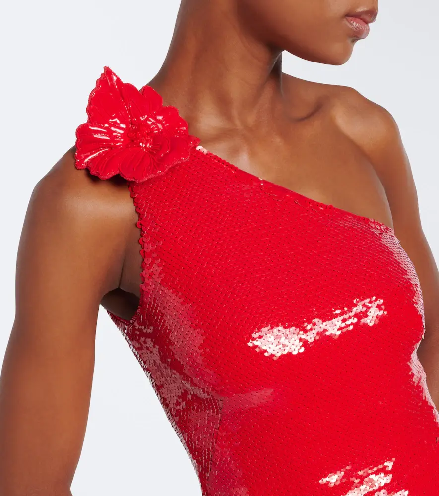 David Koma Sequined one-shoulder gown | Thumbnail 6 David Koma Sequined one-shoulder gown | Thumbnail 6