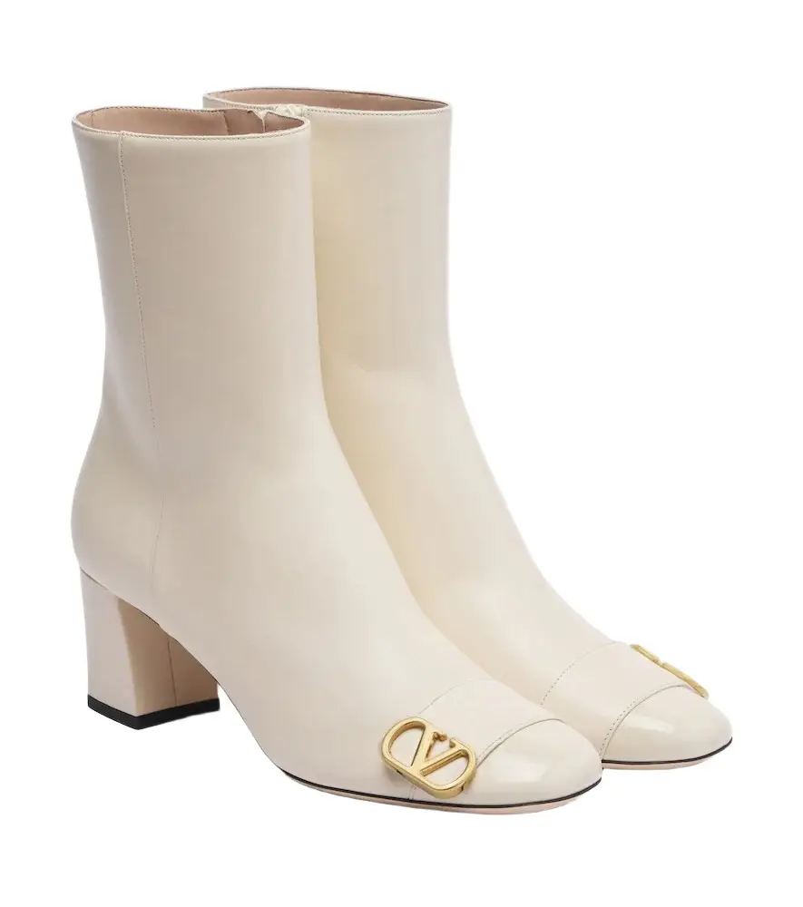 Valentino Garavani Veeside VLogo leather ankle boots