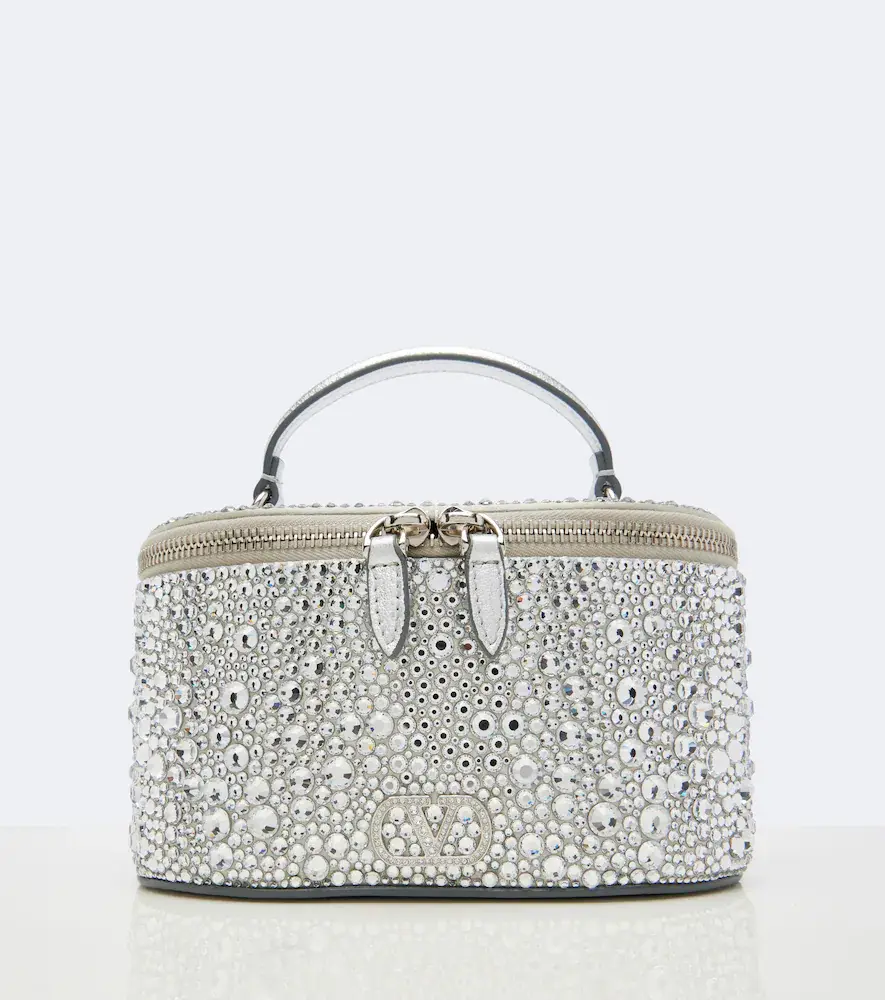 Valentino Garavani VLogo Small embellished vanity bag | Thumbnail 2