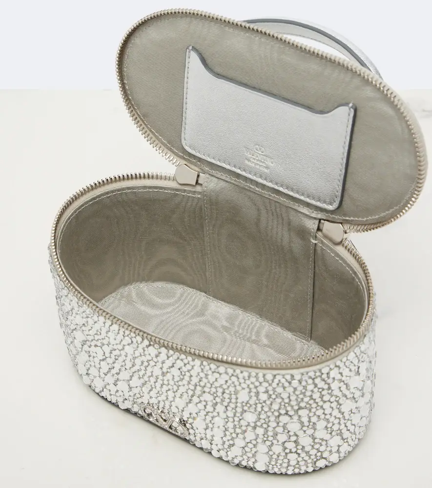 Valentino Garavani VLogo Small embellished vanity bag | Thumbnail 3