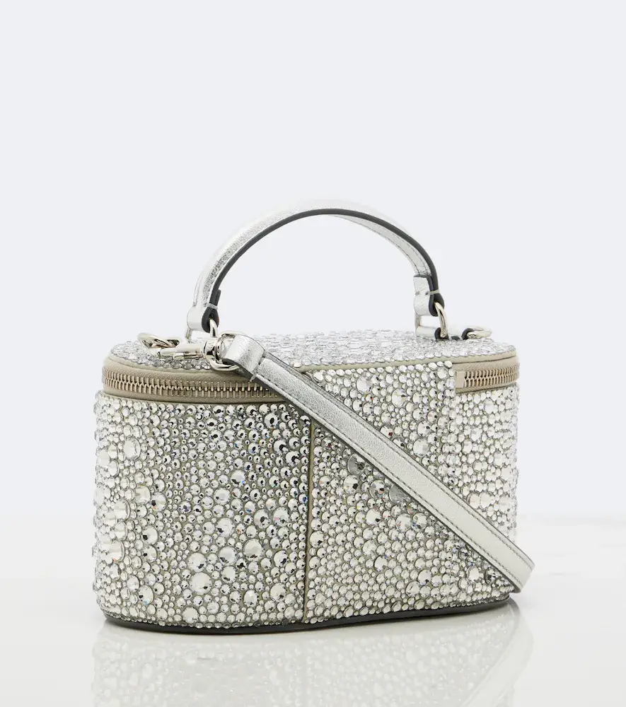 Valentino Garavani VLogo Small embellished vanity bag | Thumbnail 4