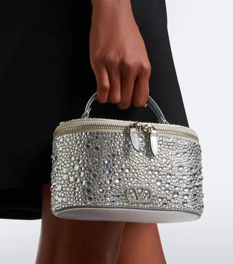 Valentino Garavani VLogo Small embellished vanity bag | Thumbnail 7