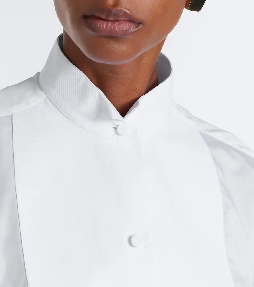 Tom Ford Cotton twill tuxedo shirt | Thumbnail 4 Tom Ford Cotton twill tuxedo shirt | Thumbnail 4